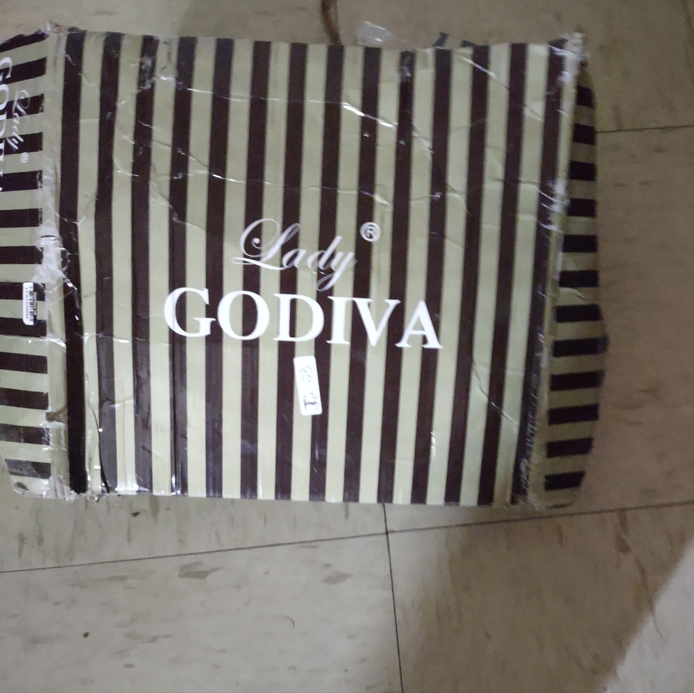 New Lady Godiva 23 Inches From Velvet To Floor. It Has A 9 With A Line Under It